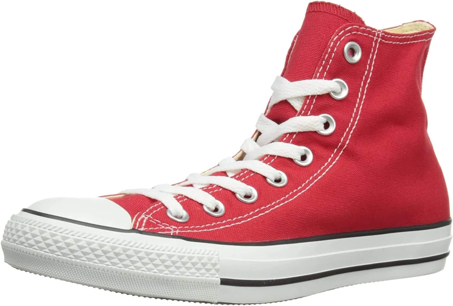Converse Mens All Star Hi Top Chuck Taylor Chucks Sneaker Trainer - Red - 11