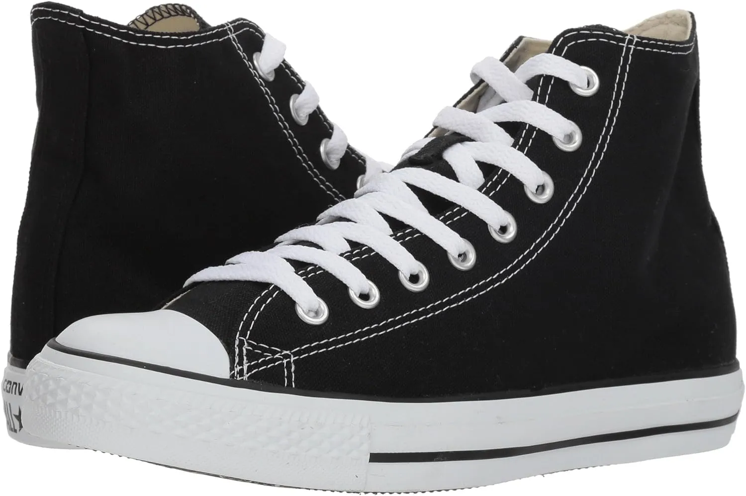 Converse Women's high-top, Black White, .13 M US Women / 11 M US Men