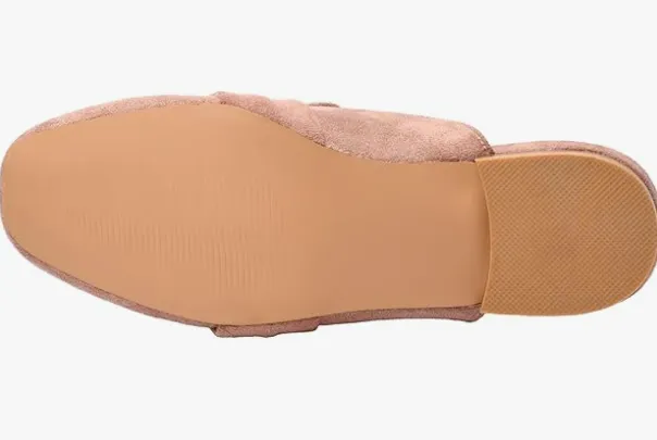 Corkys Footwear Women's Clingy Faux Suede Slip on Mule - Blush