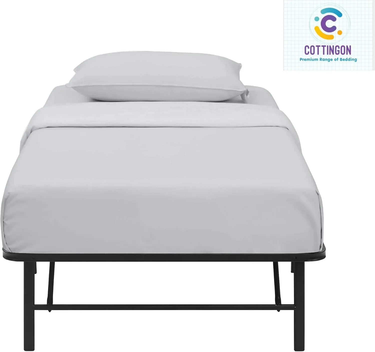 Cot Sheet 30" x 75",Cot Sheets Set- Egyptain Cotton Sheet Set (4 PCs) Cot Size Mattress Sheets Fitted for Narrow Twin/Camp Bunk/Rv Bunk/Guest Bed/to fit Upto 4-7" deep Mattress - White Solid