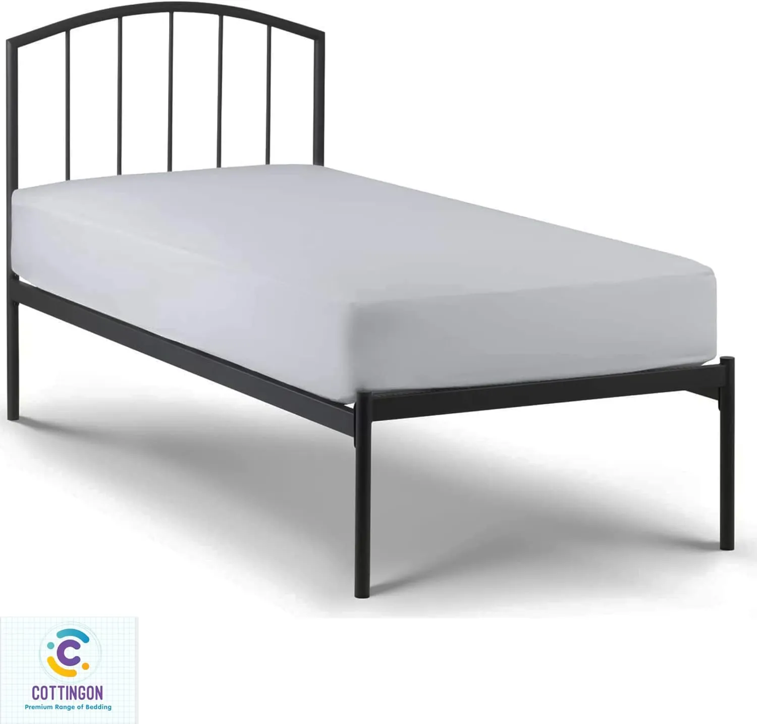 Cot Sheet 30" x 75",Cot Sheets Set- Egyptain Cotton Sheet Set (4 PCs) Cot Size Mattress Sheets Fitted for Narrow Twin/Camp Bunk/Rv Bunk/Guest Bed/to fit Upto 4-7" deep Mattress - White Solid