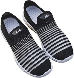 Cubicbee Women's Mesh Walking Shoes Slip-on Sneakers,Non-Slip Breathable Athletic Comfortable Lightweight Flat Loafers