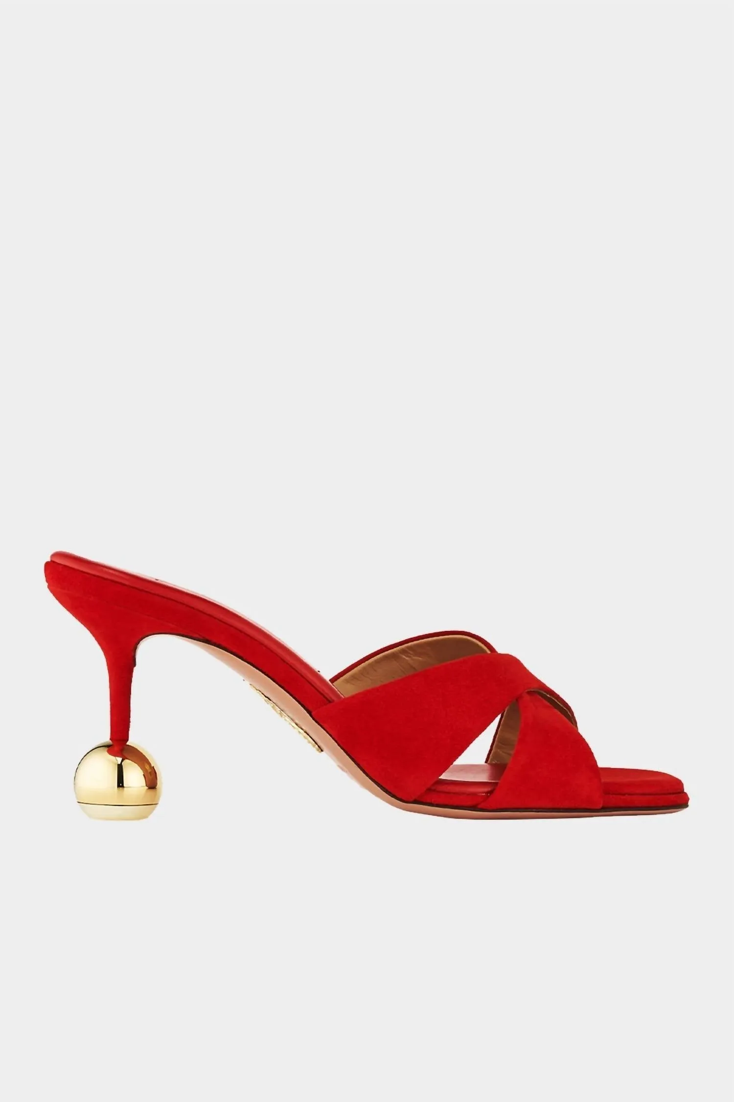 Darling Suede Mule 75 In Lipstick