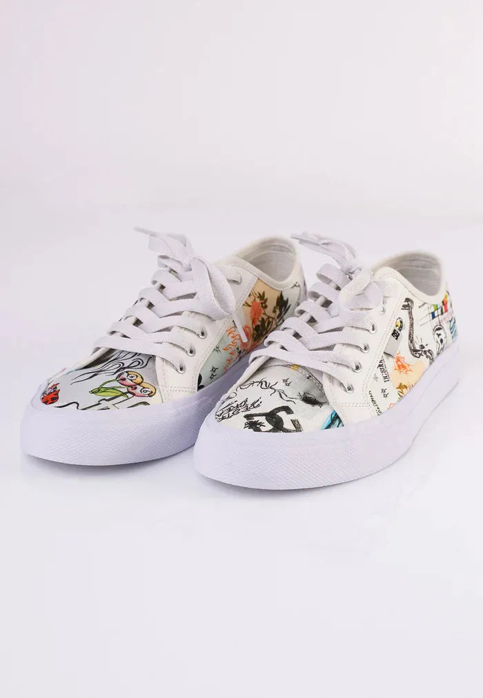 DC - Manual TXSE White/White Print - Shoes