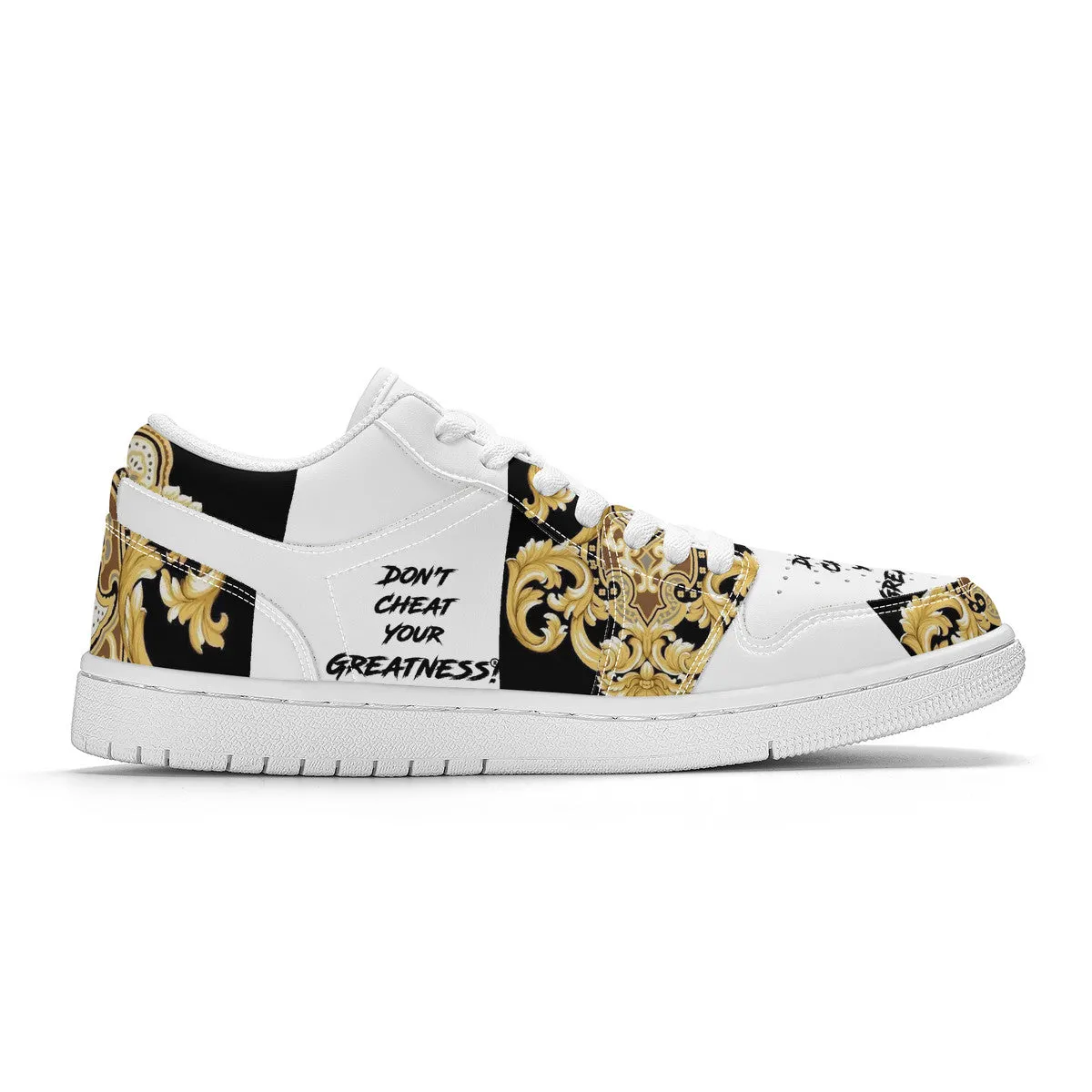 DCYG Xclusive Unisex Low Top Skateboard Sneakers - White