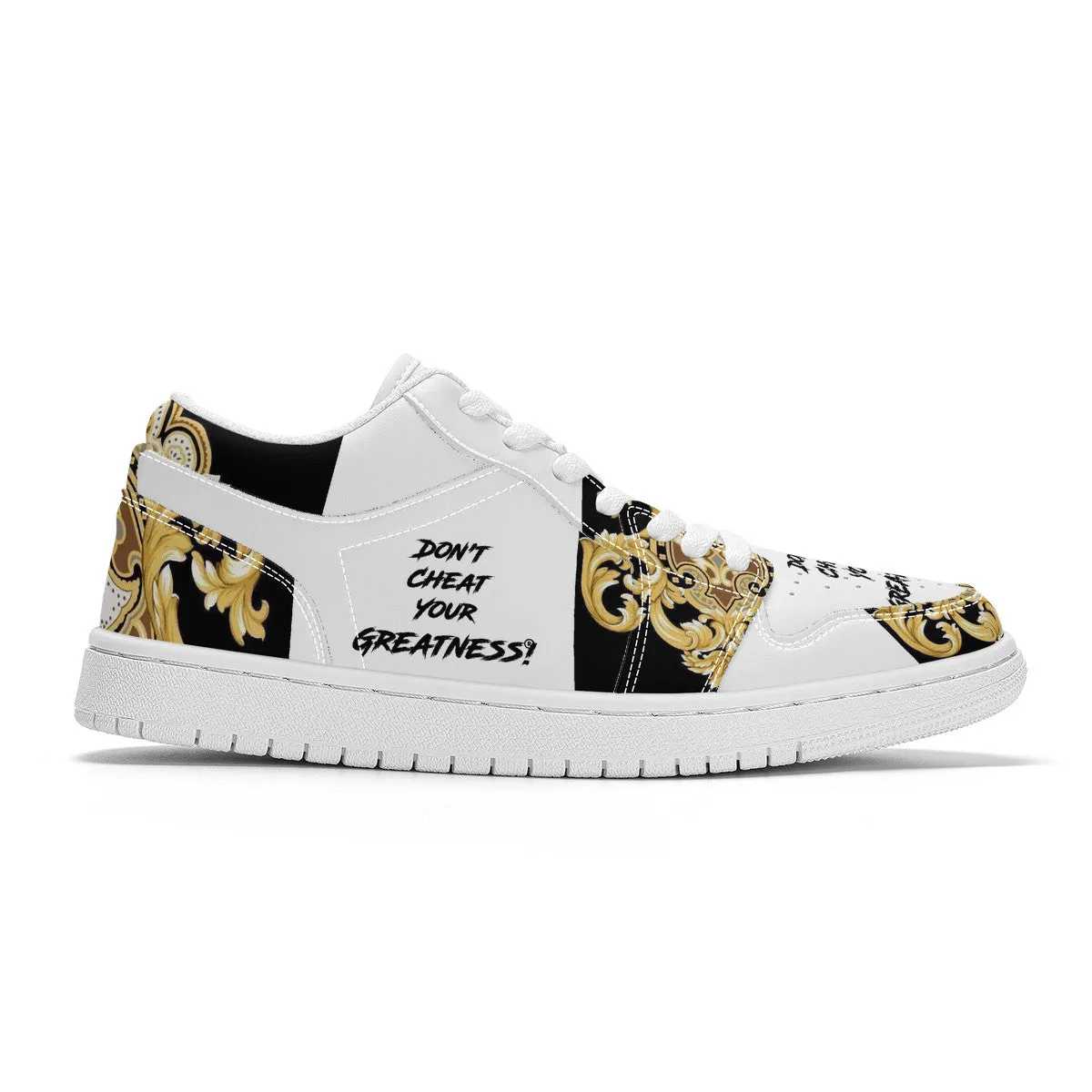 DCYG Xclusive Unisex Low Top Skateboard Sneakers - White