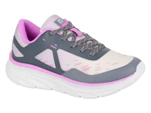 DEK Cosmos Women's 5 Eye Lace Up Superlight Trainer Grey Fuchsia