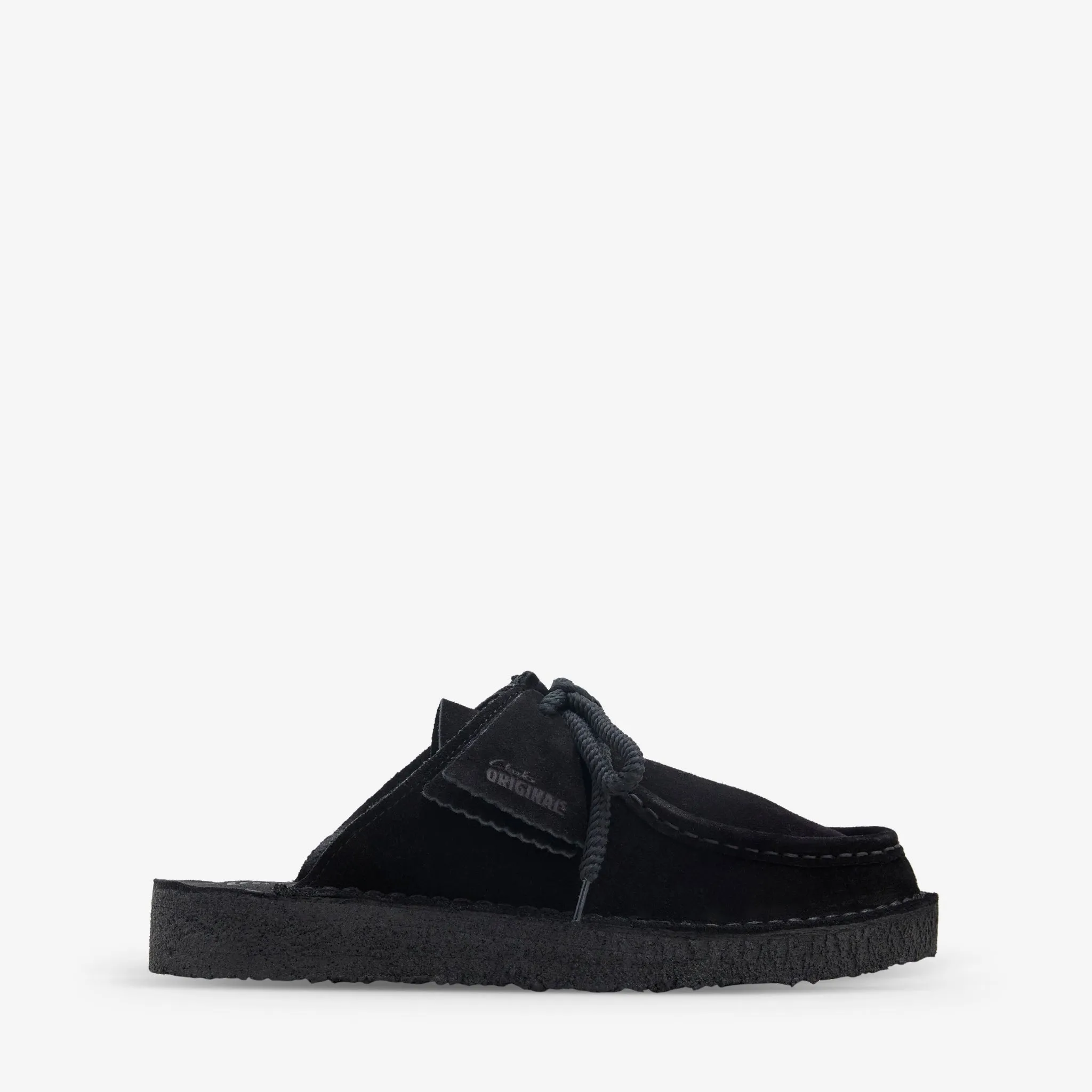 Desert Nomad Mule Black Suede