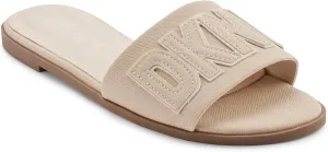 DKNY Women's Willow Flat Slide Sandal with Logo