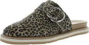 Dolce Vita Women's Verna Mule, TAN/Black Dusted Leopard Suede, 6.5
