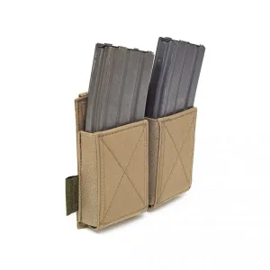 Elastic Double Rifle Magazine Pouch - Tan