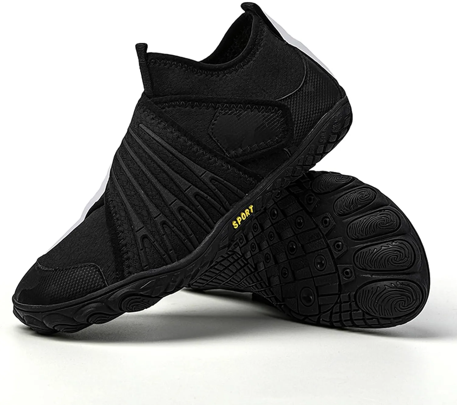 Eliogn Barefoot Shoes Men's,Women's Wide Toe Box Zero Drop Shoes Minimalist Cross-Trainer Walking Shoes Lightweight for Walking Weightlifting Yoga Trail Running Sneakers Boxing Gym Training