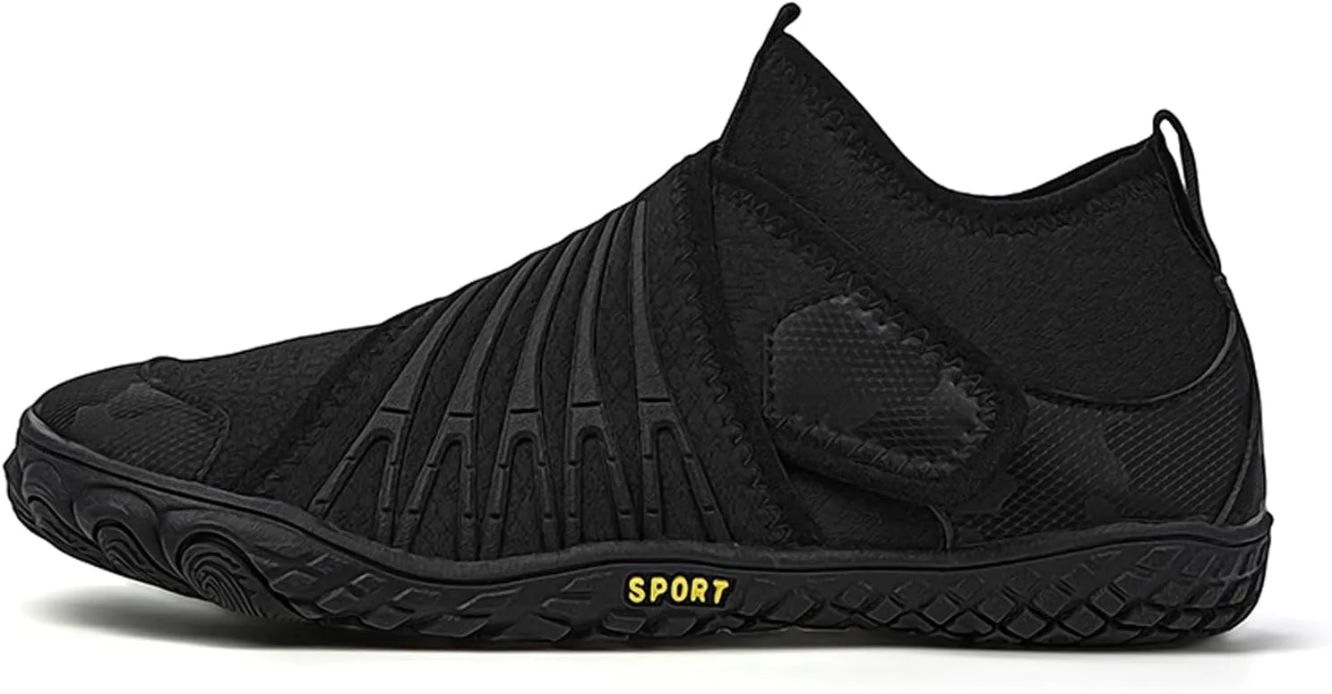 Eliogn Barefoot Shoes Men's,Women's Wide Toe Box Zero Drop Shoes Minimalist Cross-Trainer Walking Shoes Lightweight for Walking Weightlifting Yoga Trail Running Sneakers Boxing Gym Training