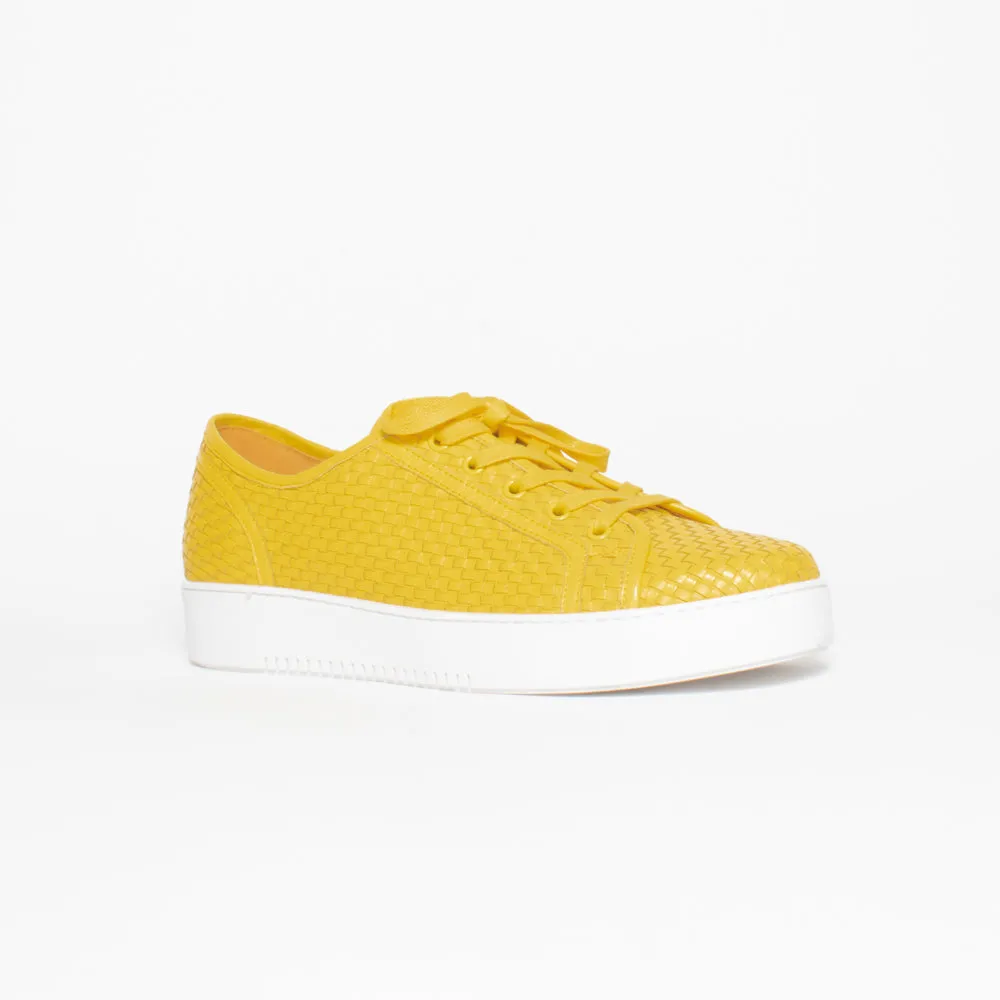 Ellie Sunshine Woven Leather