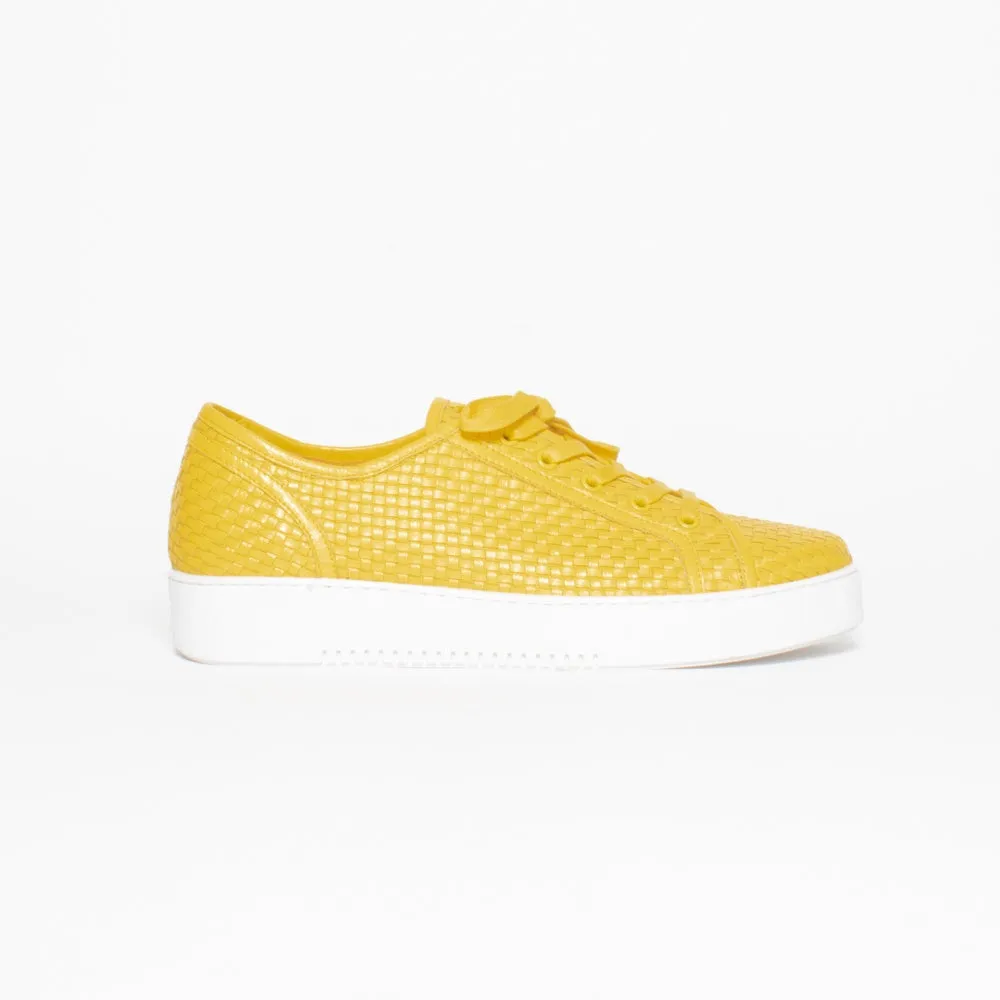 Ellie Sunshine Woven Leather