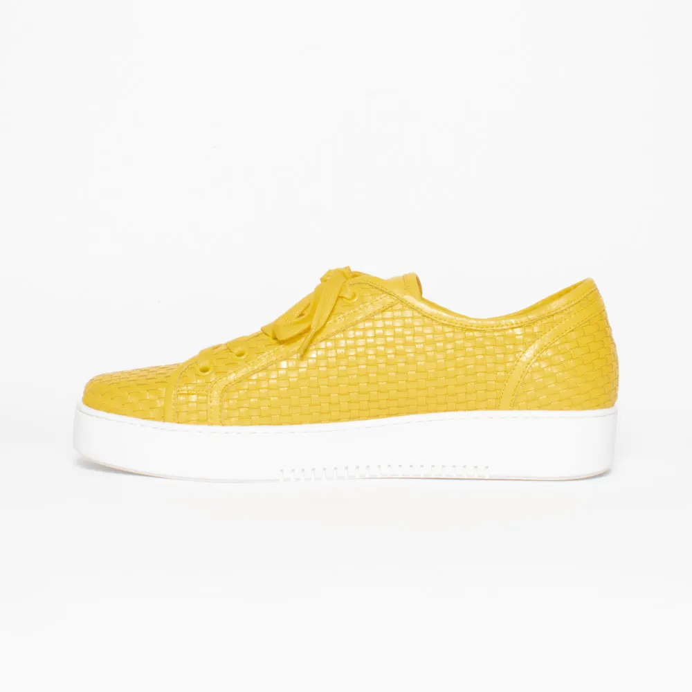 Ellie Sunshine Woven Leather