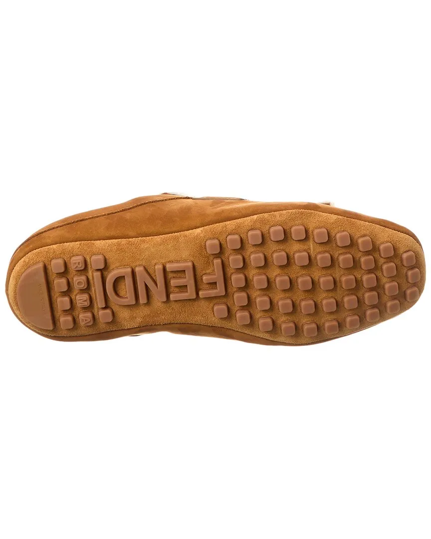 Encrypted Mule Suede Baguette Shearling Impressive variety FENDI &
