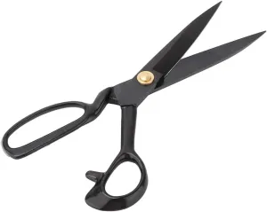 Fabric Scissors, Craft Scissors Adjustable Sewing Scissors Retro Black Steel Clothes Leather Craft Tailor Scissors Sewing Accessories Sewing Scissors for Cloth Cutting Quilting