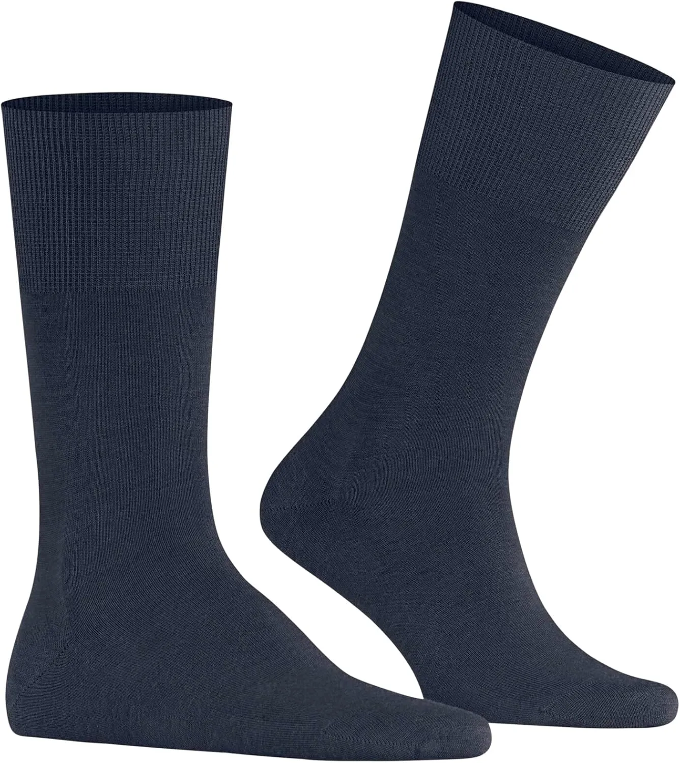 FALKE Men's Airport Dress Socks, Premium Merino Wool Cotton Blend, Sustainable Luxury, Eco-Friendly Business Casual, 1 Pair