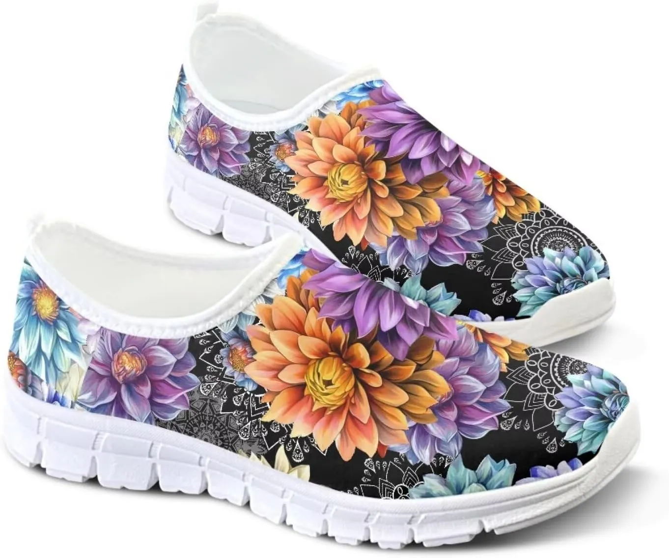 Fashion Slip On Walking Shoes for Women Ladies Casual Tennis Shoes
