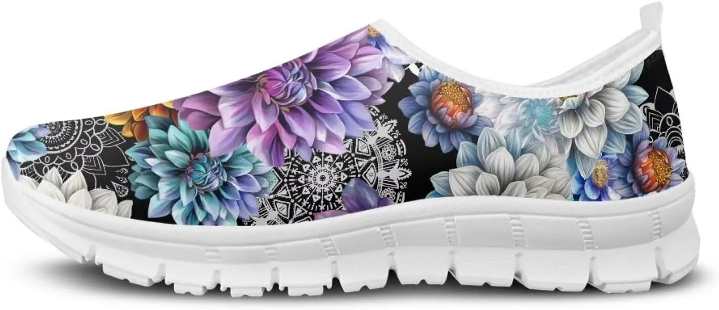 Fashion Slip On Walking Shoes for Women Ladies Casual Tennis Shoes