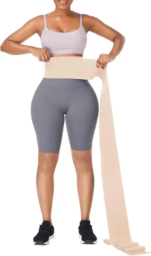 FeelinGirl Waist Trainer for Women Bandage Wrap Trimmer Belt Long Torso Tummy Wraps Belly Body Shaper Waist Trimmer Belt