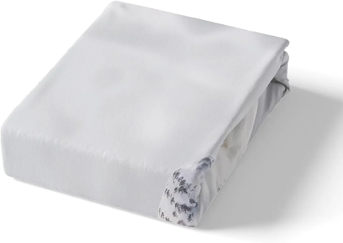 Feelyou Bald Eagle Fitted Sheet Owl Bedding Set 3D Bird Animal Bed Sheet Set for Boys Girls Children Teens Bedroom Decor Snowy Owl Decor Bed Cover No Flat Sheet Twin Size with 1 Pillow Case