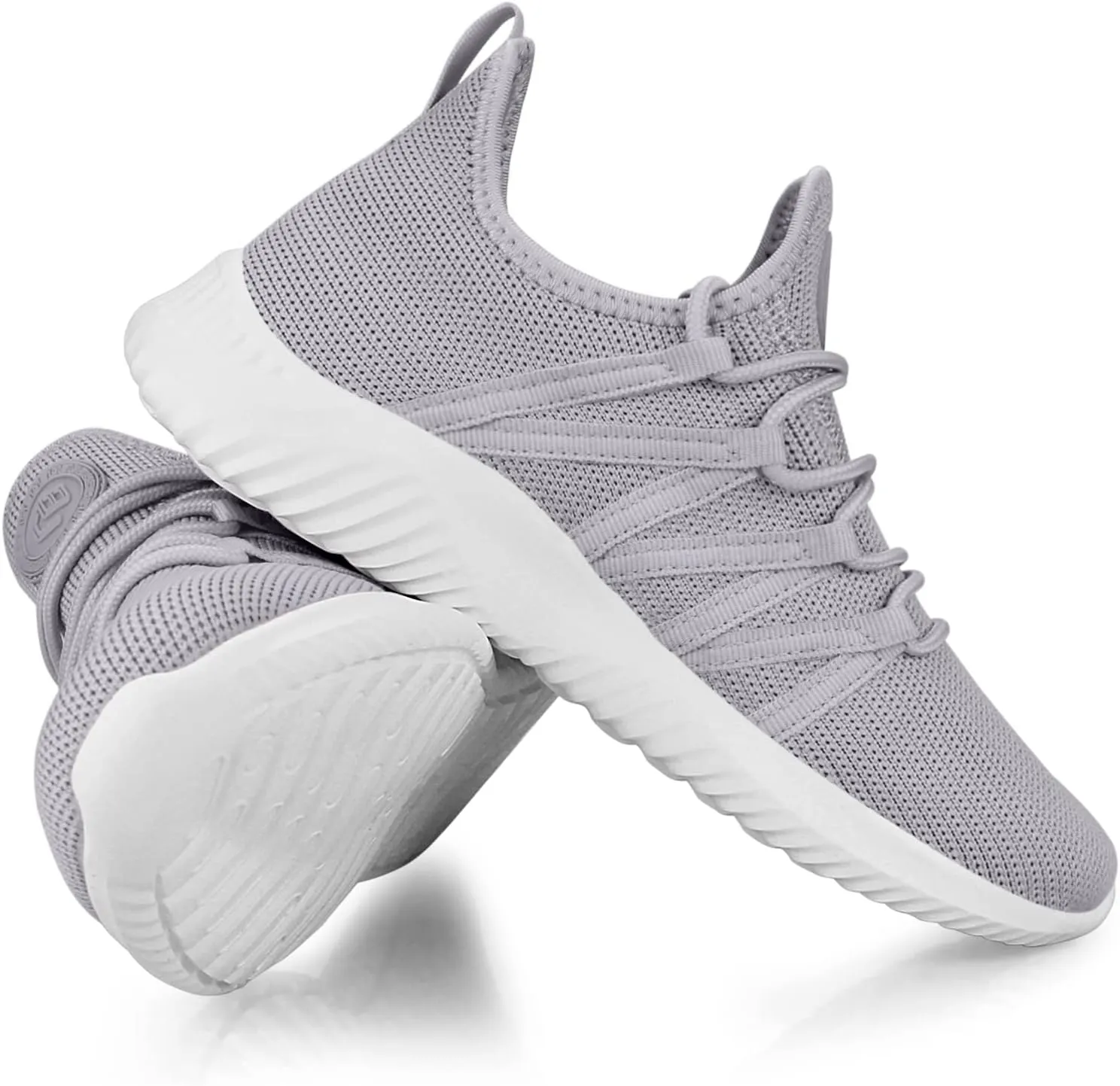 Feethit Womens Slip On Running Shoes Non Slip Walking Shoes Lightweight Gym Workout Shoes Breathable Fashion Sneakers