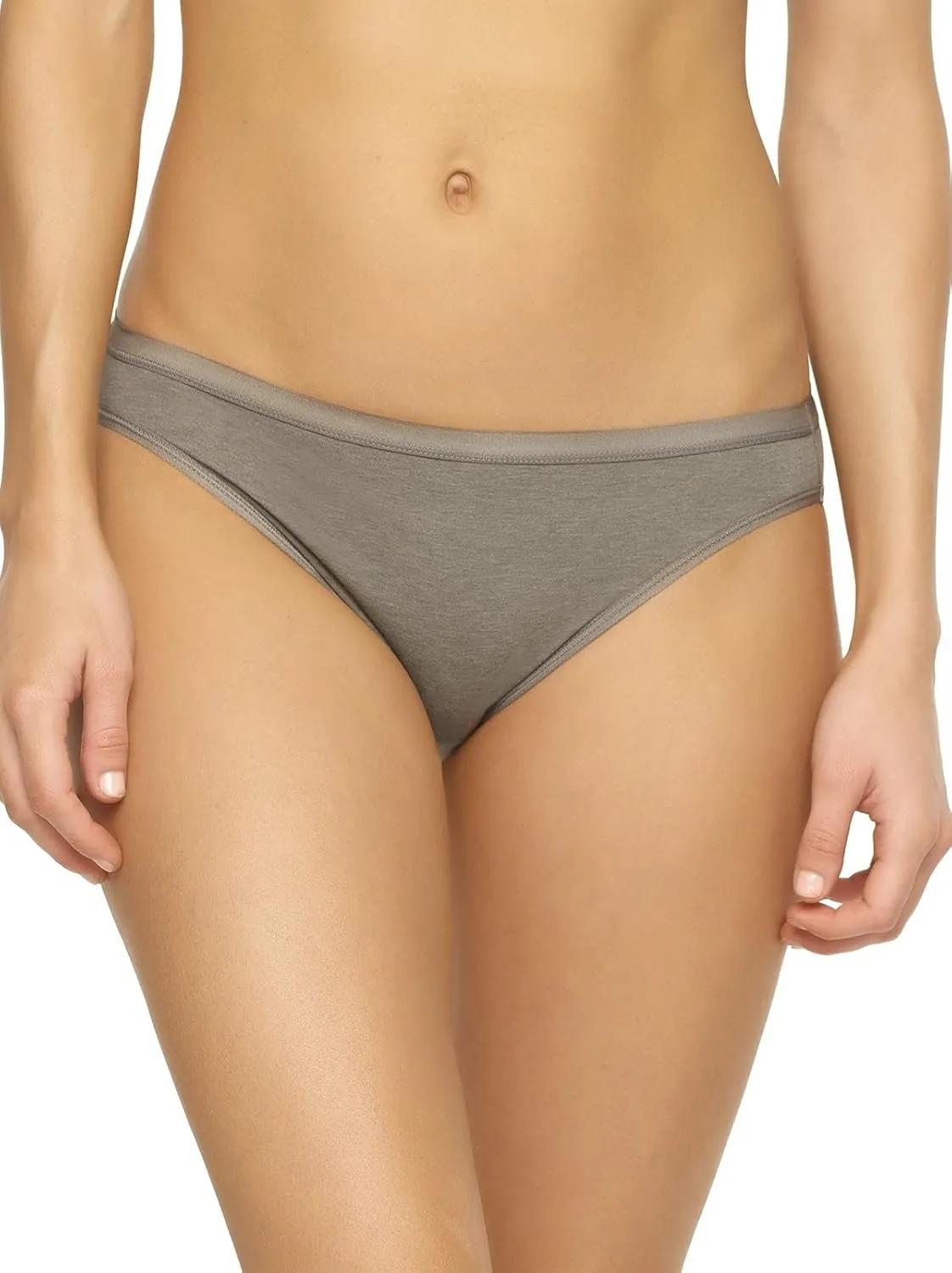 Felina Organic Cotton Bikini Panties - Seamless Women's Bikini Underwear (6-Pack)