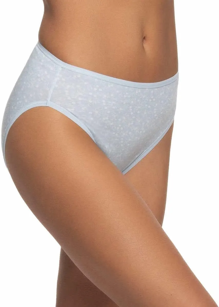 Felina Womens 8 Pack Cotton Modal Stretch Hi-Cut Brief