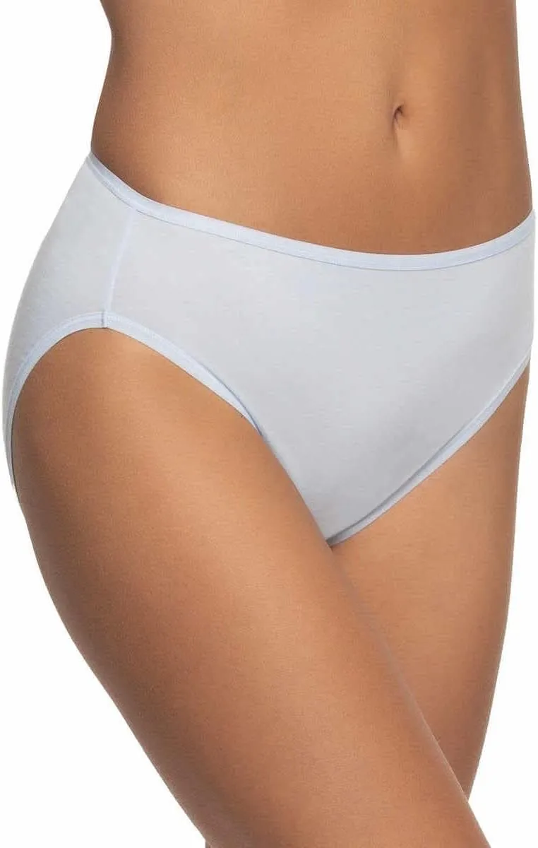 Felina Womens 8 Pack Cotton Modal Stretch Hi-Cut Brief