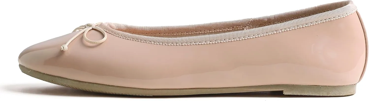FEVERSOLE Women's Bling Soft Cushioned Comfort Flats Sparkle Party Ballets