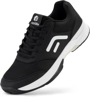 FitVille Wide & Extra Wide Pickleball Shoes Men Tennis Racquetball Squash Shoes for Men All Court with Arch Support-Tennis V3
