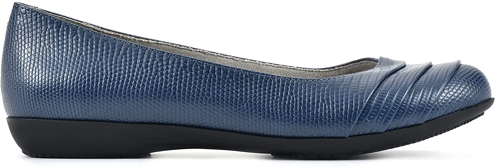 Flat By Cliffs Mountain Slip-On Lizard Weekend sale Ballet Es-print Expiring soon Navy White Clara