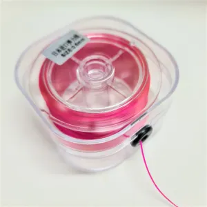 Flat Elastic 0.6mm Hot Pink 150m Roll Beading Supplies