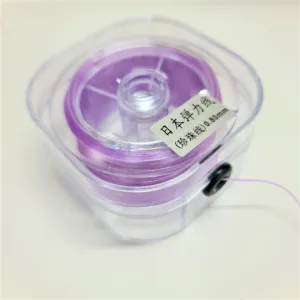 Flat Elastic 0.6mm Lilac 150m Roll Beading Supplies