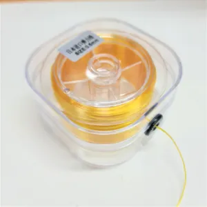 Flat Elastic 0.6mm Marigold 150m Roll Beading Supplies