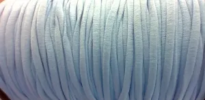 flat round lite blue elastic .59PY