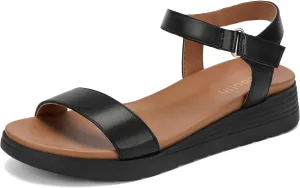Flat Sandals for Women Comfortable Walking Summer Sandals with Arch Support