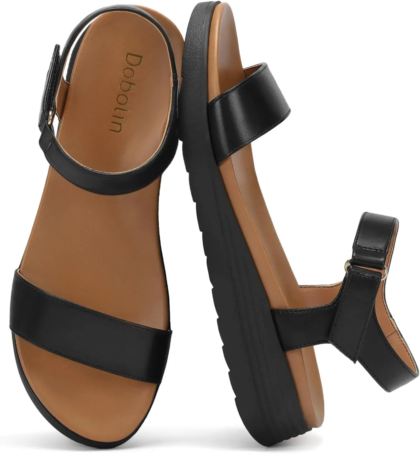 Flat Sandals for Women Comfortable Walking Summer Sandals with Arch Support