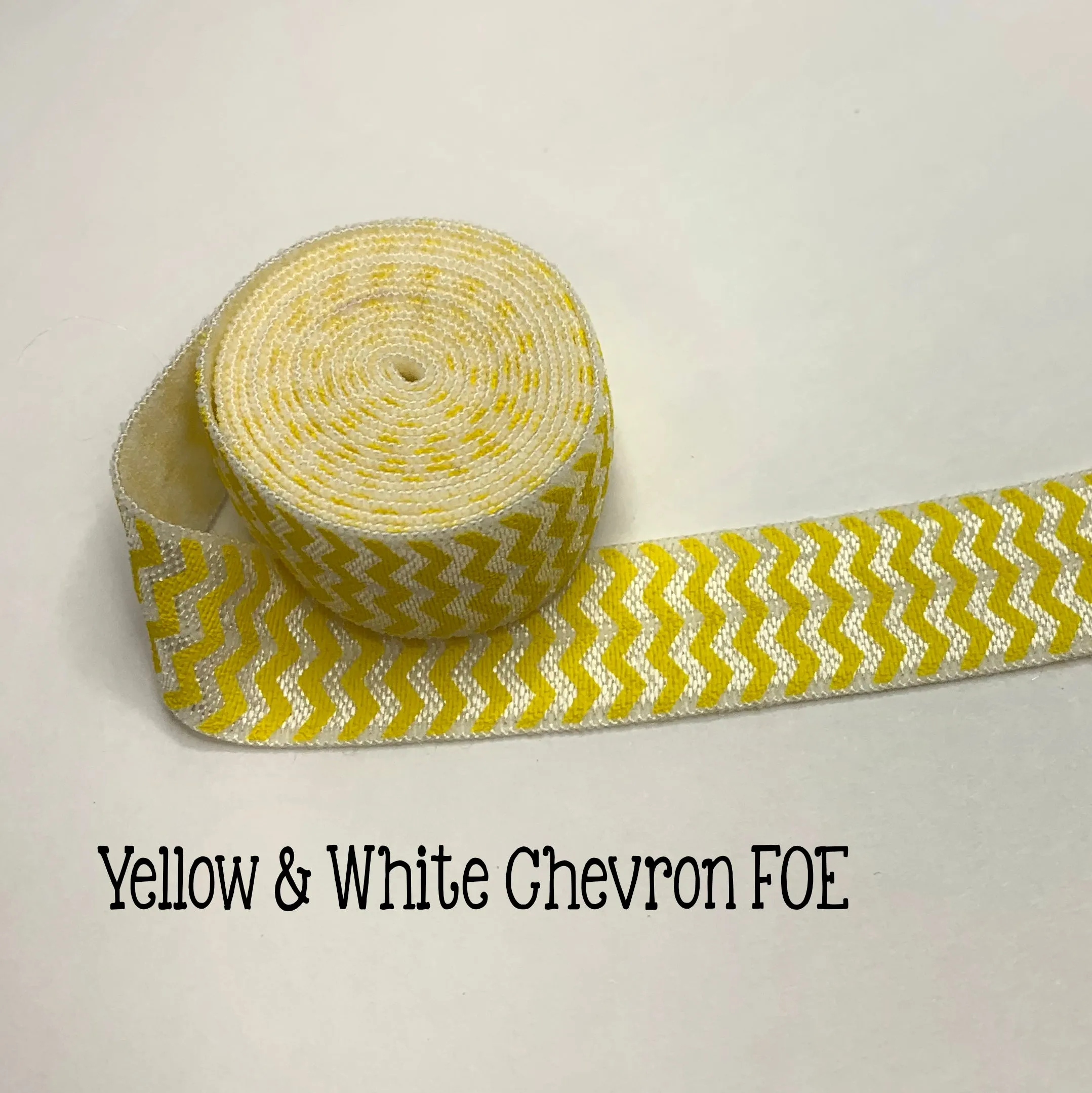 Fold Over Elastic - 5 one yard rolls