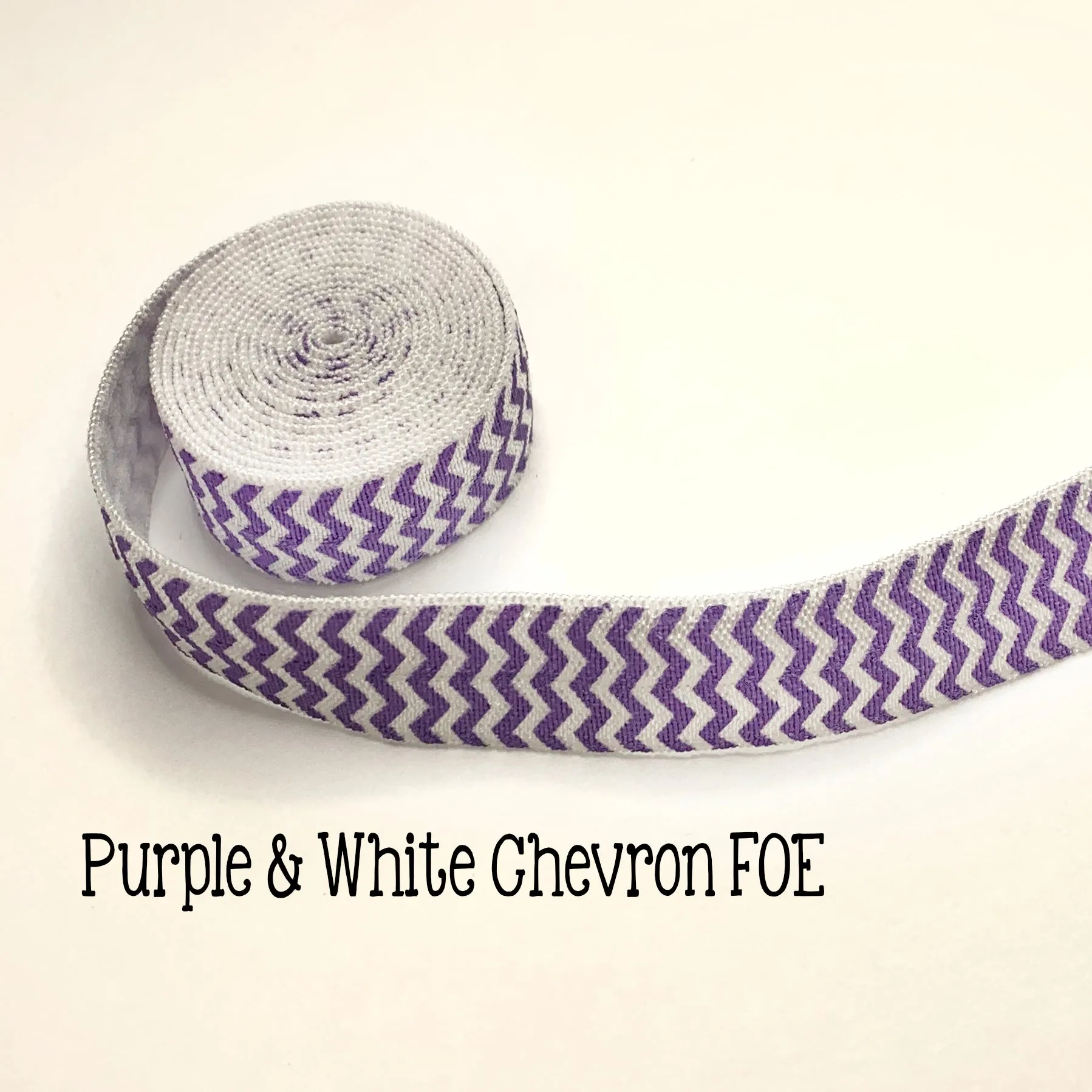 Fold Over Elastic - 5 one yard rolls