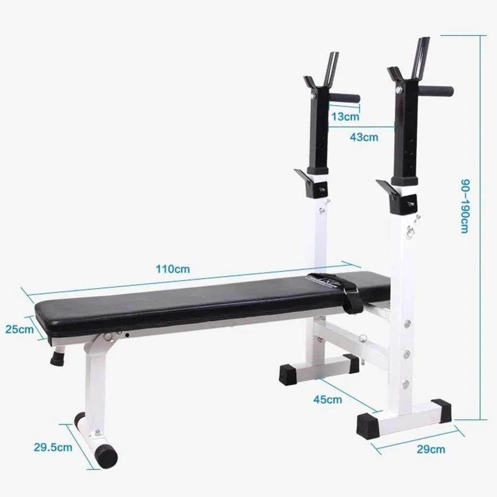 Folding Weight Table Dumbbell Bench Multifunctional Bench Press Folding Squat Rack Home Fitness Equipment