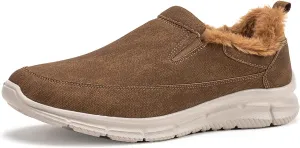 Frank Mully Men's Slip On Walking Shoes Lightweight Casual Knit Loafer Sneakers Comfortable Mesh Work Shoes Athletic Walking Shoes for Men Breathable