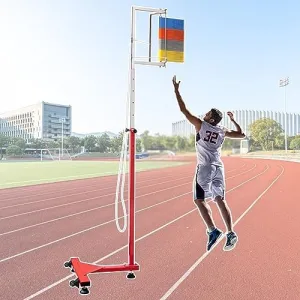 Free-Standing Jump Measurement Tester，Jumping Meter Movable Vertical Jumping Trainer for Physical Challenges Basketball/Volleyball Jumping Height Training Aid, School Jump Training Equipment