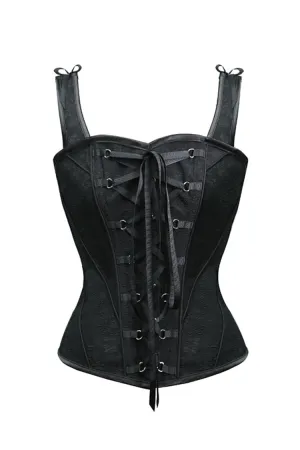 Front Cross Tied Shoulder Girdle Corset