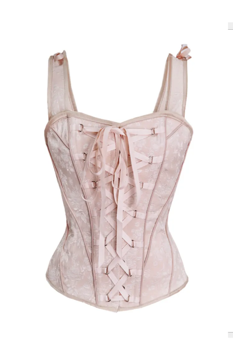 Front Cross Tied Shoulder Girdle Corset