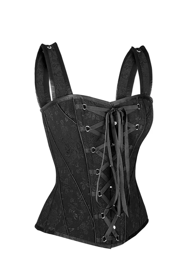 Front Cross Tied Shoulder Girdle Corset