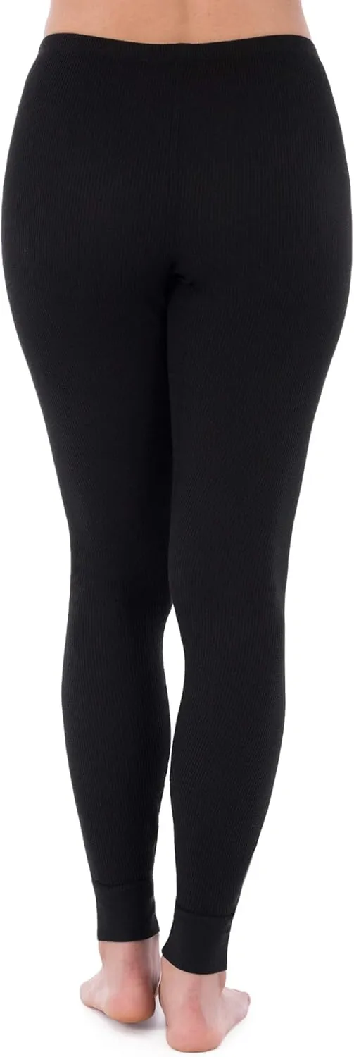 Fruit of the Loom womens Micro Waffle Thermal Bottom
