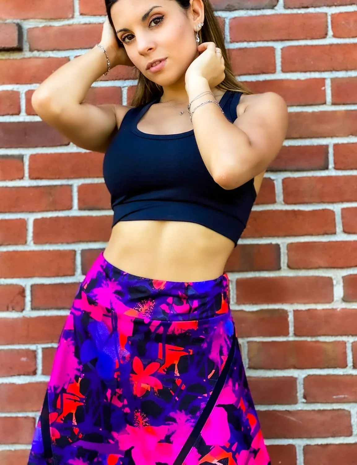 Fulbelle Tennis Skirts for Women with Pockets Inner Shorts Golf Athletic Skorts Running Sport Skirt